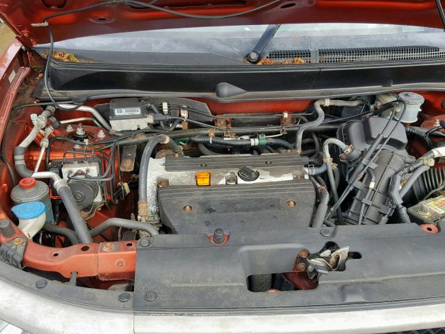 5J6YH28665L024934 - 2005 HONDA ELEMENT EX ORANGE photo 7