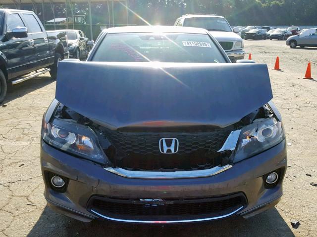 1HGCT1B82EA008939 - 2014 HONDA ACCORD EXL GRAY photo 10