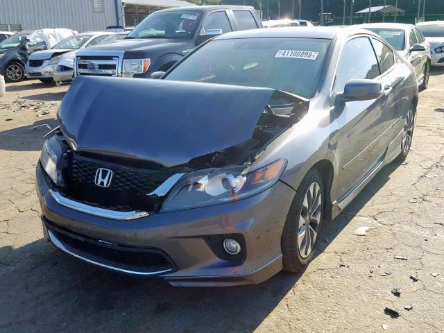 1HGCT1B82EA008939 - 2014 HONDA ACCORD EXL GRAY photo 2