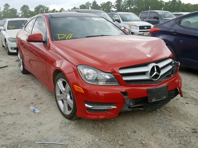 WDDGJ4HB1DG023394 - 2013 MERCEDES-BENZ C 250 RED photo 1