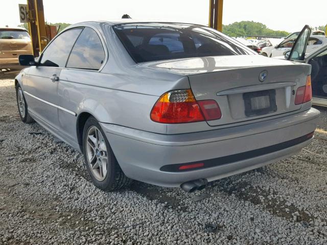 WBABD33424PL01067 - 2004 BMW 325 CI SILVER photo 3