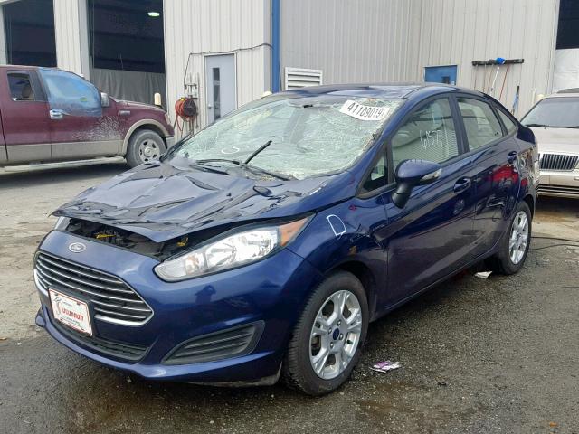 3FADP4BJ0GM135342 - 2016 FORD FIESTA SE BLUE photo 2