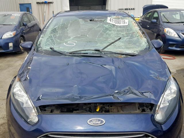 3FADP4BJ0GM135342 - 2016 FORD FIESTA SE BLUE photo 9