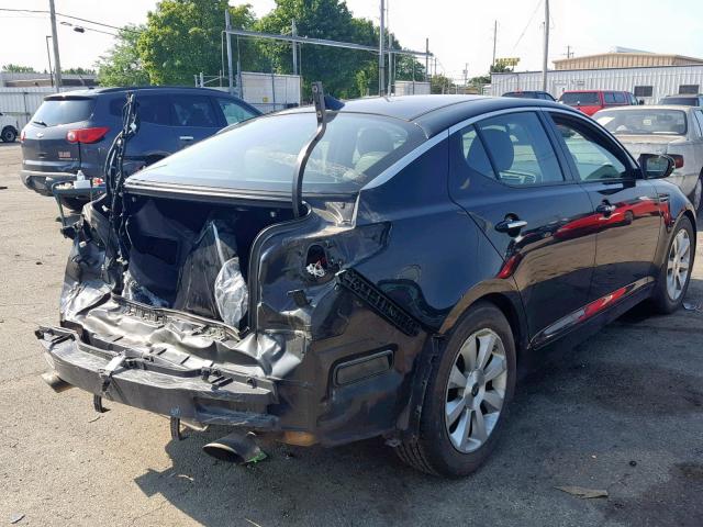 5XXGR4A61DG148354 - 2013 KIA OPTIMA SX BLACK photo 4