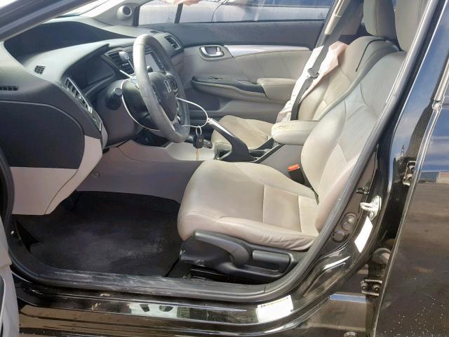 19XFB2F98DE264859 - 2013 HONDA CIVIC EXL 黑色 照片 5
