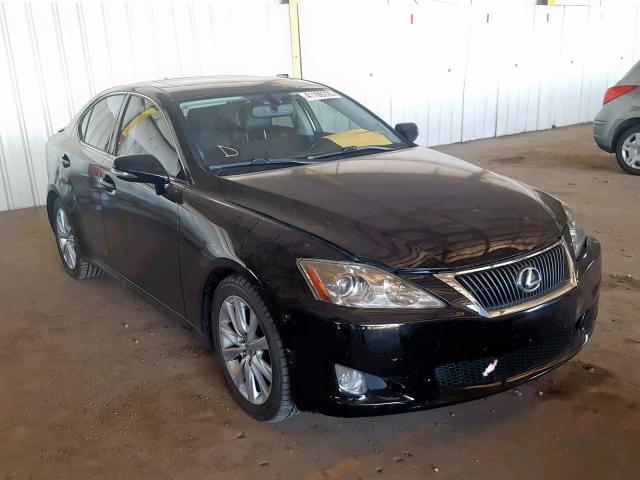 JTHBF5C20A5124533 - 2010 LEXUS IS 250 BLACK photo 1