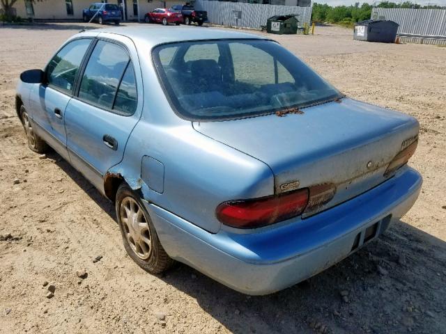 1Y1SK5387PZ015968 - 1993 GEO PRIZM LSI BLUE photo 3