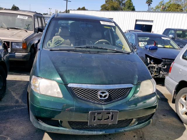 JM3LW28J430356726 - 2003 MAZDA MPV WAGON GREEN photo 9