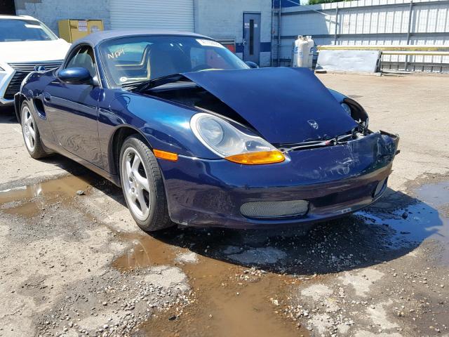 WP0CA2981YU624263 - 2000 PORSCHE BOXSTER BLUE photo 1