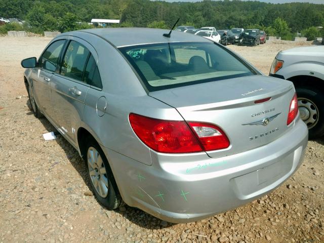 1C3LC46B89N534078 - 2009 CHRYSLER SEBRING LX SILVER photo 3