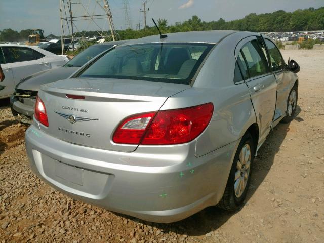 1C3LC46B89N534078 - 2009 CHRYSLER SEBRING LX SILVER photo 4