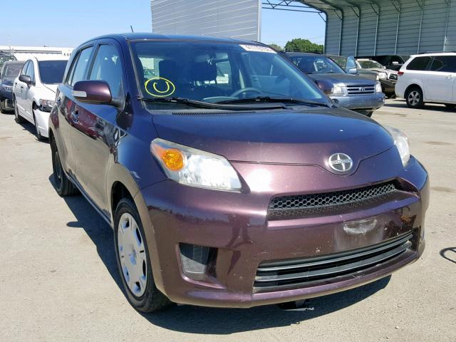 JTKKUPB42E1044968 - 2014 TOYOTA SCION XD PURPLE photo 1