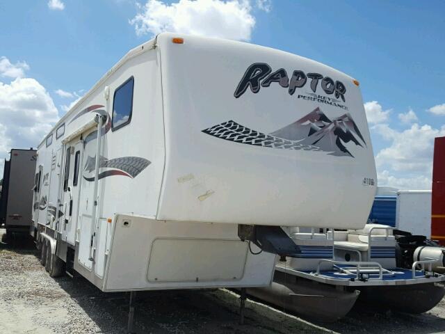 4YDF371236M856952 - 2006 KEYSTONE RAPTOR WHITE photo 1