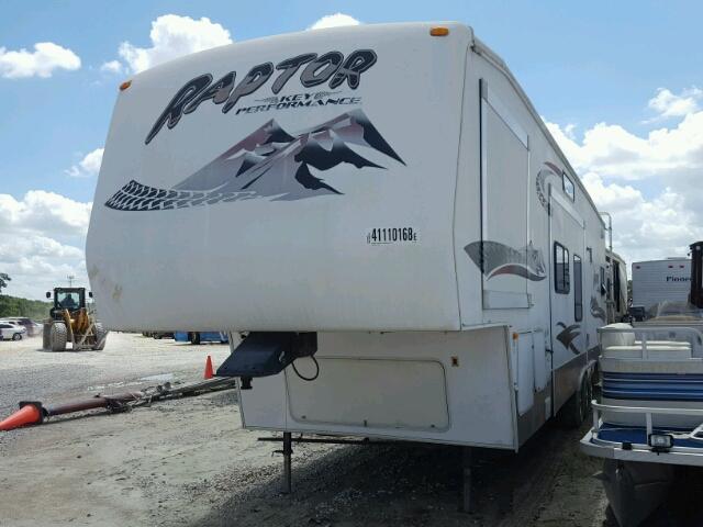 4YDF371236M856952 - 2006 KEYSTONE RAPTOR WHITE photo 2