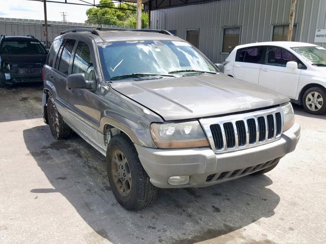 1J4GX38S82C226347 - 2002 JEEP GRAND CHER GRAY photo 1