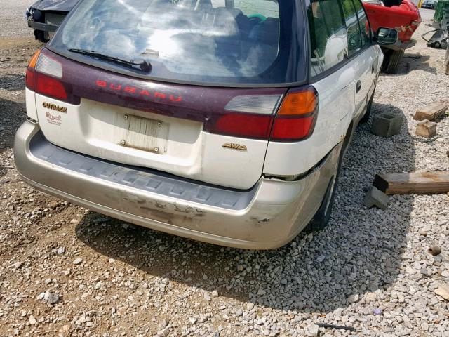 4S3BH665317610491 - 2001 SUBARU LEGACY OUT WHITE photo 9