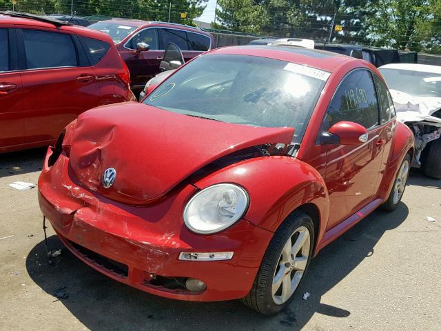 3VWSR31C16M405800 - 2006 VOLKSWAGEN NEW BEETLE წითელი ფოტო 2