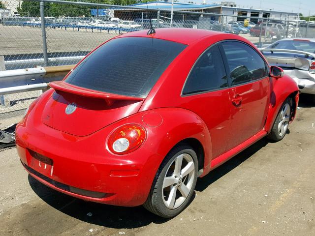 3VWSR31C16M405800 - 2006 VOLKSWAGEN NEW BEETLE წითელი ფოტო 4