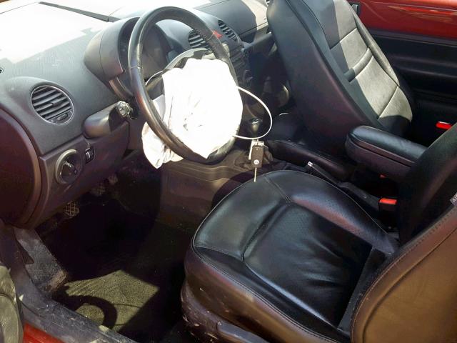 3VWSR31C16M405800 - 2006 VOLKSWAGEN NEW BEETLE წითელი ფოტო 5