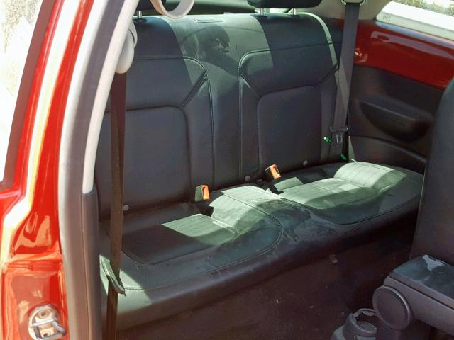 3VWSR31C16M405800 - 2006 VOLKSWAGEN NEW BEETLE წითელი ფოტო 6