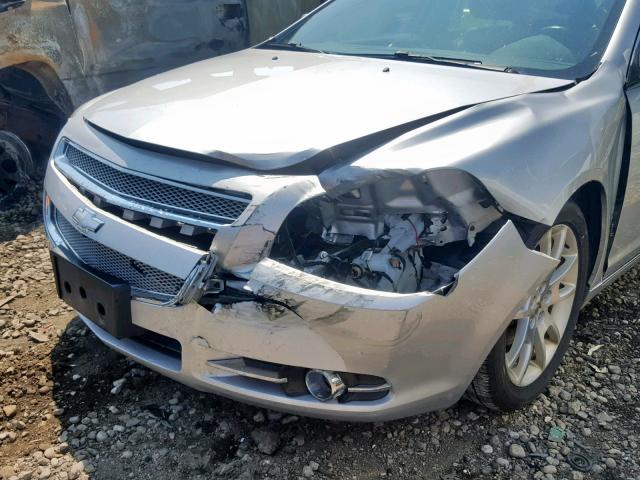 1G1ZE5EU6BF305058 - 2011 CHEVROLET MALIBU LTZ 银色 照片 10