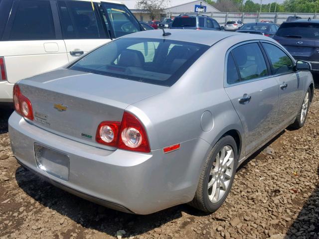 1G1ZE5EU6BF305058 - 2011 CHEVROLET MALIBU LTZ 银色 照片 4