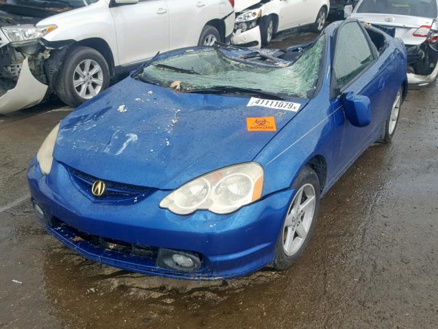 JH4DC53044S006295 - 2004 ACURA RSX TYPE-S BLUE photo 2