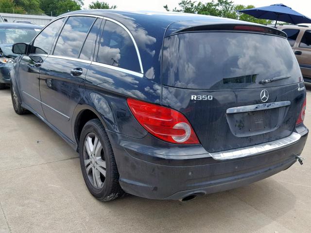 4JGCB65EX8A084618 - 2008 MERCEDES-BENZ R 350 BLACK photo 3