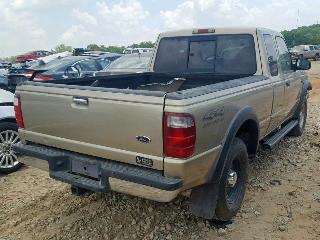 1FTZR15E21TA49580 - 2001 FORD RANGER SUP GOLD photo 4