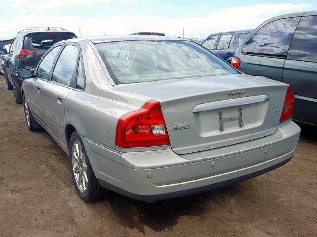 YV1TH59H641362081 - 2004 VOLVO S80 2.5T TAN photo 3