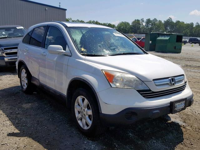 5J6RE387X8L002421 - 2008 HONDA CR-V EXL WHITE photo 1