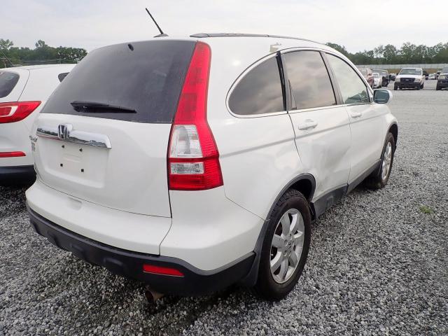 5J6RE387X8L002421 - 2008 HONDA CR-V EXL WHITE photo 4