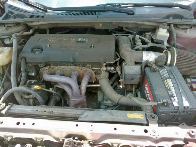 JTKDE177250061989 - 2005 TOYOTA SCION TC ბურგუნდია ფოტო 7