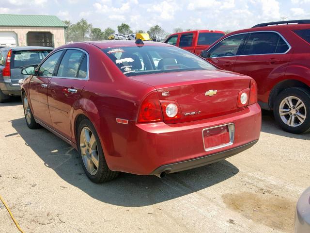 1G1ZC5E04CF253501 - 2012 CHEVROLET MALIBU 1LT 红色 照片 3