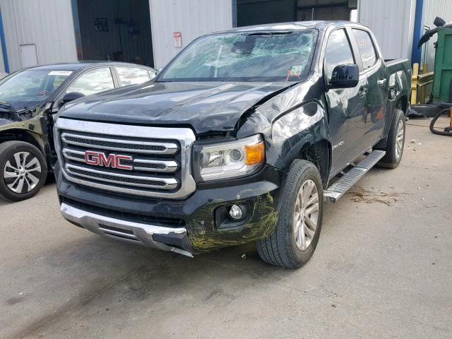 1GTP6DE15G1256872 - 2016 GMC CANYON SLT BLACK photo 2