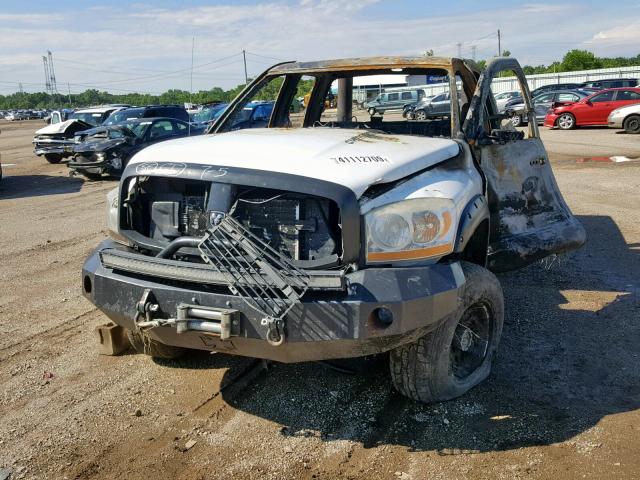 3D7KS28C96G230594 - 2006 DODGE RAM 2500 S WHITE photo 2