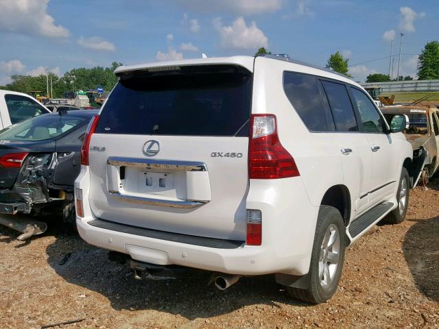 JTJJM7FX7A5007728 - 2010 LEXUS GX PREMIUM WHITE photo 4