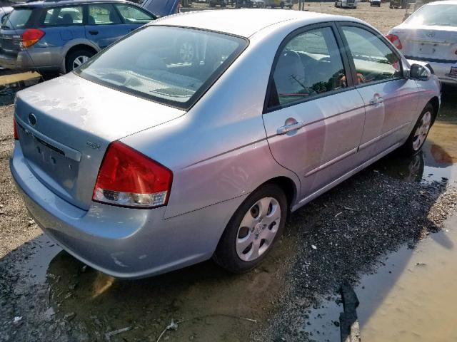 KNAFE121175479448 - 2007 KIA SPECTRA EX BLUE photo 4