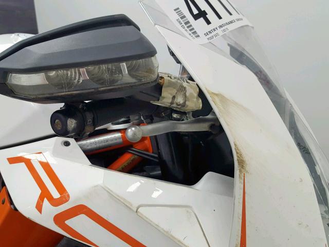 VBKVR9405DM992739 - 2013 KTM 1190 RC8 WHITE photo 9