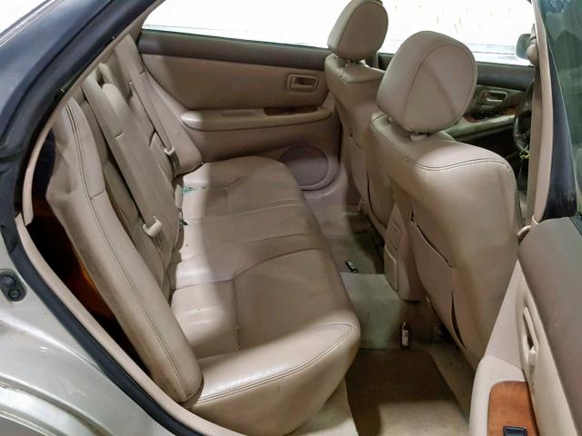 JT8BF28G7W5044057 - 1998 LEXUS ES 300 BEIGE photo 6