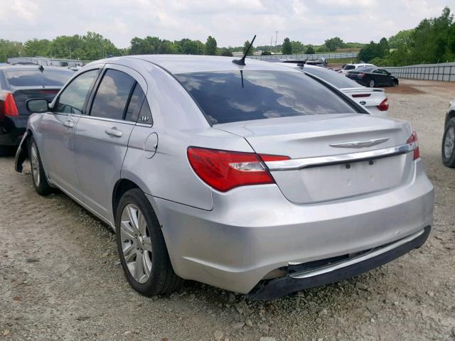 1C3CCBAB8CN318315 - 2012 CHRYSLER 200 LX SILVER photo 3