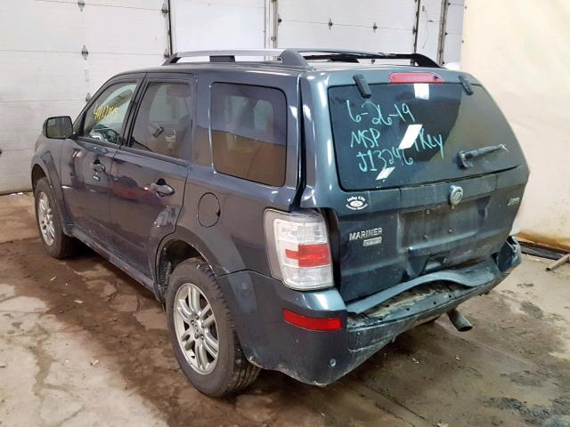 4M2CN9HG8AKJ13246 - 2010 MERCURY MARINER PR BLUE photo 3