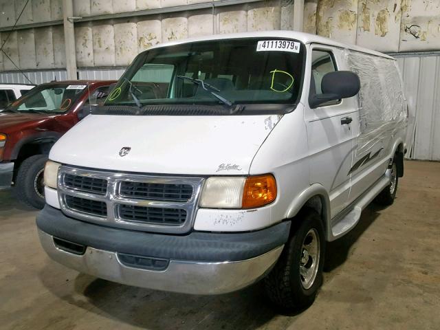 2B6HB11Y3WK104467 - 1998 DODGE RAM VAN B1 WHITE photo 2