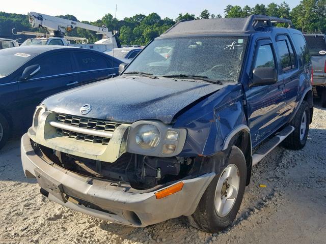 5N1ED28T53C677497 - 2003 NISSAN XTERRA XE BLUE photo 2