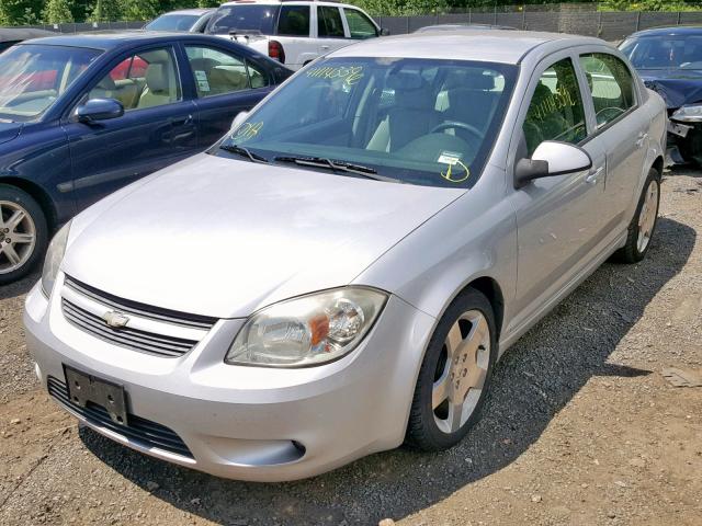 1G1AF5F52A7221779 - 2010 CHEVROLET COBALT 2LT SILVER photo 2