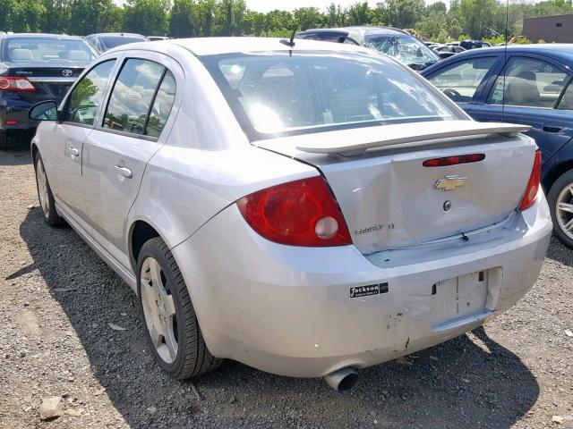 1G1AF5F52A7221779 - 2010 CHEVROLET COBALT 2LT SILVER photo 3