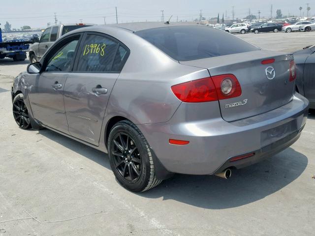 JM1BK12F851344171 - 2005 MAZDA 3 I GRAY photo 3