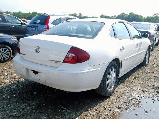 2G4WD582161183709 - 2006 BUICK LACROSSE C WHITE photo 4