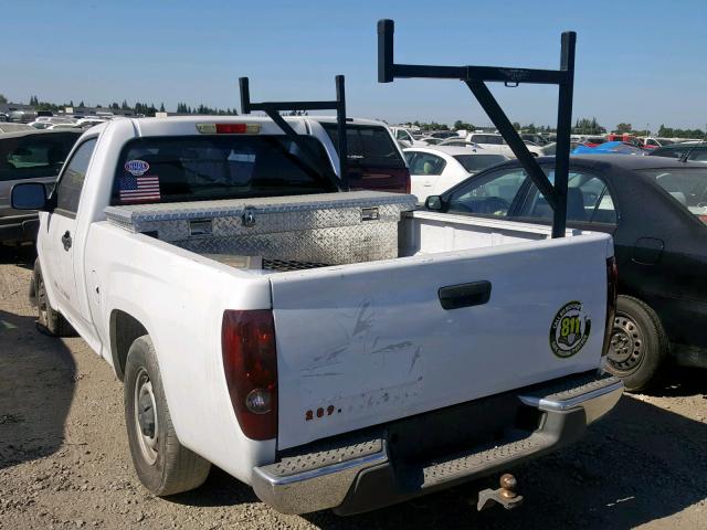 1GCCS149378139461 - 2007 CHEVROLET COLORADO WHITE photo 3