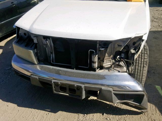 1GCCS149378139461 - 2007 CHEVROLET COLORADO WHITE photo 9